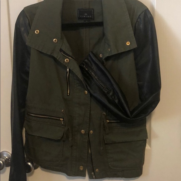 Olive green jacket - Picture 4 of 5